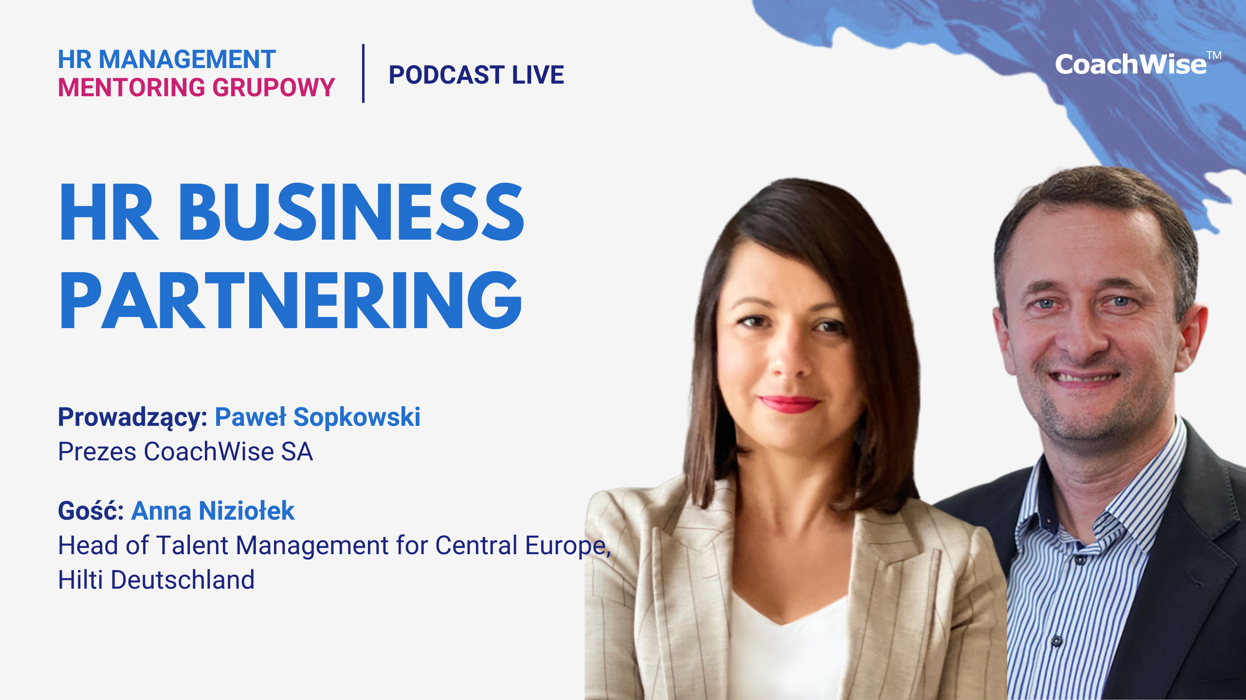 Podcast Live HR Business Partnering CoachWise