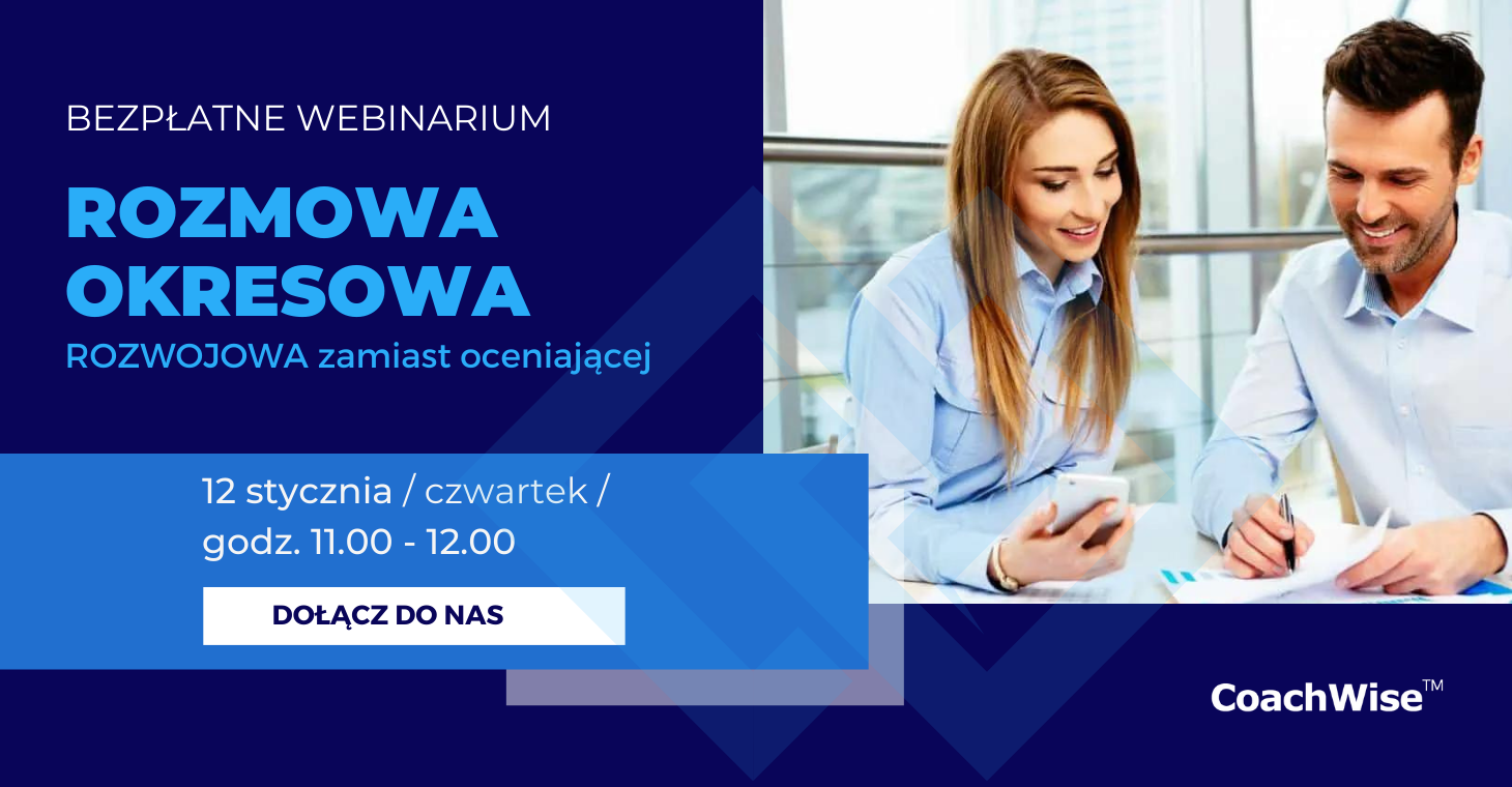 Rozmowa rozwojowa okresowa CoachWise webinarium