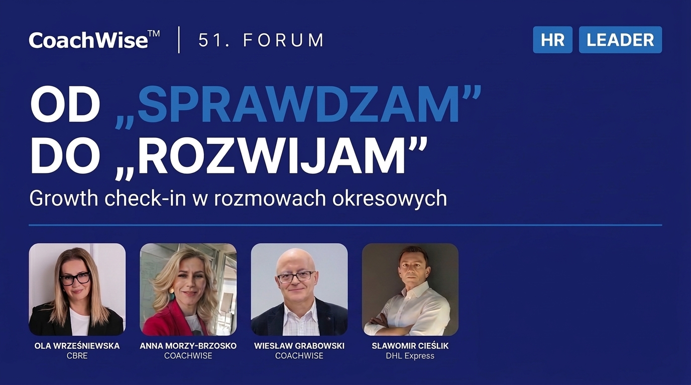 51. Forum CoachWise: Od „sprawdzam” do „rozwijam”